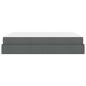 Preview: Bettgestell Sonstiges mit Speicher Dunkelgrau 180 x 200 cm Stoff
