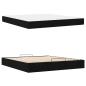 Preview: Bettgestell Sonstiges mit Speicher Schwarz 180 x 200 cm Stoff