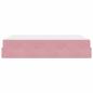 Preview: Bettgestell Sonstiges Rosa 140 x 200 cm Samt