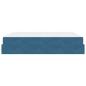 Preview: Bettgestell Sonstiges Blau 180 x 200 cm Samt