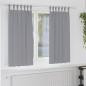 Preview: ARDEBO.de - Verdunkelungsvorhänge 2 pcs Hellgrau 175 x 140 cm Polyester