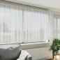 Preview: ARDEBO.de - Spitzenvorhang mit Vorhängen Floral Weiß 400 x 180 cm Polyester