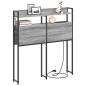 Preview: Stauraum-Kopfteil Grau sonoma 80 cm Holzwerkstoff