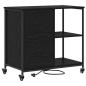 Preview: Büroschrank Schwarze Eiche 76 x 41 x 72 cm Holzwerkstoff