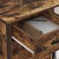 Preview: Büroschrank mit Rad Räuchereiche 76 x 41 x 72 cm Holzwerkstoff