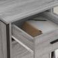 Preview: Büroschrank mit Rad Grau Sonoma 76 x 41 x 72 cm Holzwerkstoff