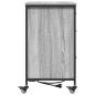 Preview: Büroschrank mit Rad Grau Sonoma 76 x 41 x 72 cm Holzwerkstoff