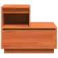 Preview: Nachttisch Wachsbraun 60 x 34 x 51 cm Kiefer Massivholz
