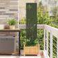 Preview: ARDEBO.de - Garten dekoratives Panel Olivgrün 32 x 140 cm