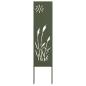 Preview: Garten dekoratives Panel Olivgrün 32 x 140 cm