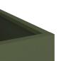 Preview: Gartenblumentopf Olivgrün 50 x 32 x 40 cm Kaltgewalzter Stahl
