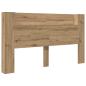 Preview: Kopfteil Schrank Eiche handwerklich 180 x 17 x 104,5 cm