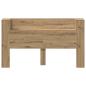Preview: Kopfteil Schrank Eiche handwerklich 180 x 17 x 104,5 cm