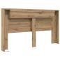 Preview: Kopfteil Schrank Eiche handwerklich 180 x 17 x 104,5 cm