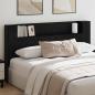 Preview: ARDEBO.de - Kopfteil Schrank Schwarze Eiche 180 x 17 x 104,5 cm