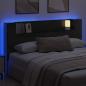 Preview: Kopfteil Schrank Schwarze Eiche 180 x 17 x 104,5 cm