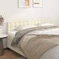 Preview: ARDEBO.de - Kopfteile 2 Stk. Creme 90x5x78/88 cm Kunstleder
