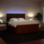 Preview: Boxspringbett mit Matratze Rosa 180x200 cm Samt