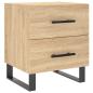 Preview: Nachttische 2 Stk. Sonoma-Eiche 40x35x47,5 cm Holzwerkstoff
