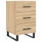Preview: Nachttisch Sonoma-Eiche 40x40x66 cm Holzwerkstoff