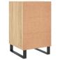 Preview: Nachttisch Sonoma-Eiche 40x40x66 cm Holzwerkstoff