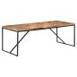 Preview: Esstisch 200x90x76 cm Massivholz Akazie und Mango