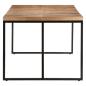 Preview: Esstisch 200x90x76 cm Massivholz Akazie und Mango