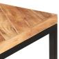 Preview: Esstisch 200x90x76 cm Massivholz Akazie und Mango