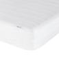 Preview: Bett mit Matratze "Hanko" Taupe 120x200 cm Stoff