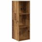 Preview: TV-Schrank Set mit Regal mit Speicher 3 pcs Altholz Holzwerkstoff