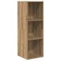 Preview: TV-Schrank Set mit Regal 3 pcs Eiche handwerklich Holzwerkstoff