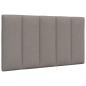 Preview: Bettgestell ohne Matratze "Hanko" Taupe 90x200 cm Stoff
