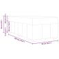 Preview: Bettgestell Taupe 90 x 190 cm Stoff