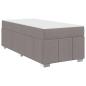 Preview: Bettgestell Taupe 90 x 200 cm Stoff