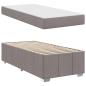 Preview: Bettgestell Taupe 90 x 200 cm Stoff