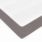 Preview: Bettgestell Taupe 90 x 200 cm Stoff