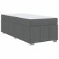 Preview: Bettgestell Dunkelgrau 100 x 200 cm Stoff
