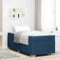 Preview: ARDEBO.de - Bettgestell Blau 100 x 200 cm Stoff