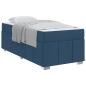 Preview: Bettgestell Blau 100 x 200 cm Stoff