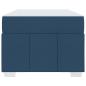 Preview: Bettgestell Blau 100 x 200 cm Stoff