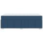 Preview: Bettgestell Blau 100 x 200 cm Stoff