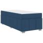 Preview: Bettgestell Blau 100 x 200 cm Stoff