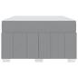 Preview: Bettgestell Hellgrau 120 x 200 cm Stoff