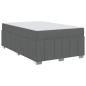 Preview: Bettgestell Dunkelgrau 120 x 200 cm Stoff