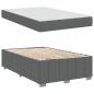 Preview: Bettgestell Dunkelgrau 120 x 200 cm Stoff