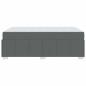 Preview: Bettgestell Dunkelgrau 120 x 200 cm Stoff