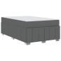 Preview: Bettgestell Dunkelgrau 120 x 200 cm Stoff