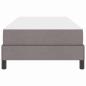 Preview: Boxspringbett Sonstiges Taupe 80 x 200 cm Stoff