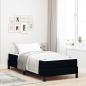 Preview: ARDEBO.de - Boxspringbett Sonstiges Schwarz 90 x 190 cm Stoff
