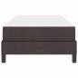Preview: Boxspringbett Sonstiges Dunkelbraun 90 x 190 cm Stoff